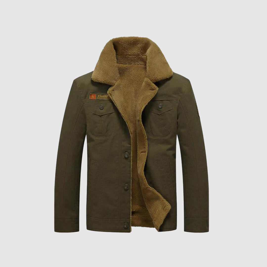 Marek – Veste avec doublure en fausse fourrure