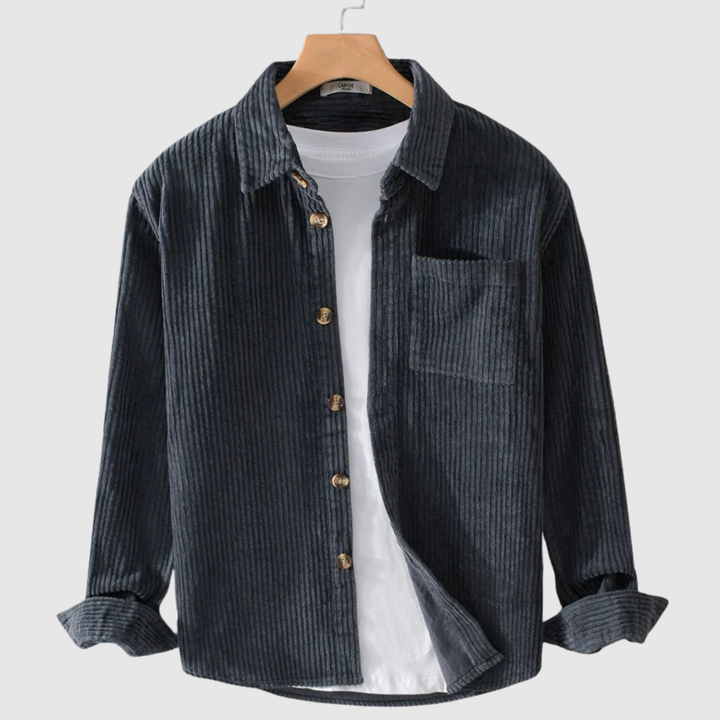 Šimon - Chemise en velours au design classique