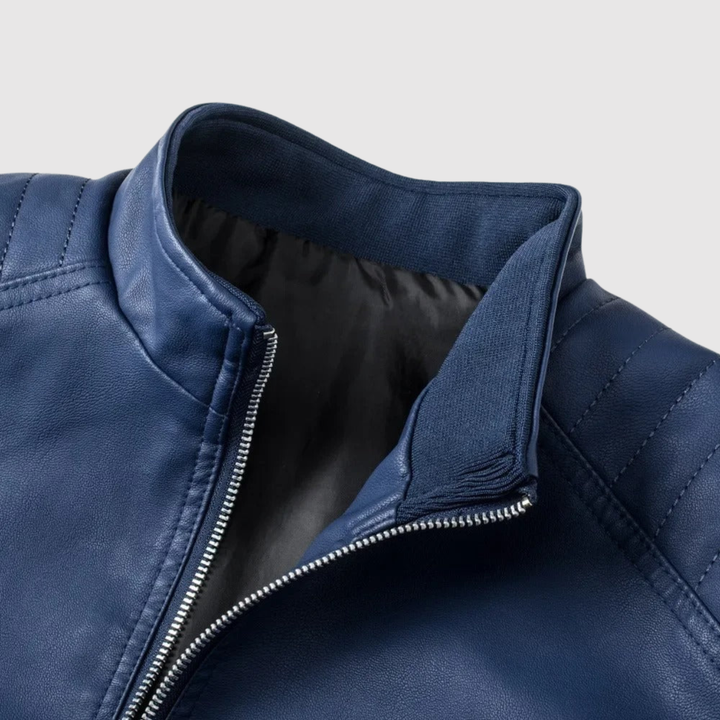 Dorian – Veste en cuir élégante au design épuré