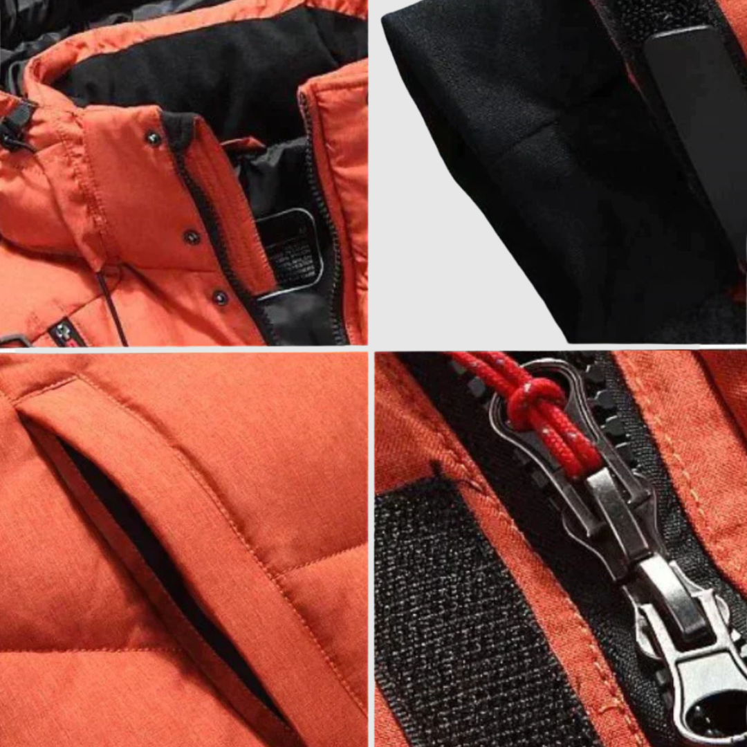 Marek – Veste d'hiver avec doublure thermique et capuche