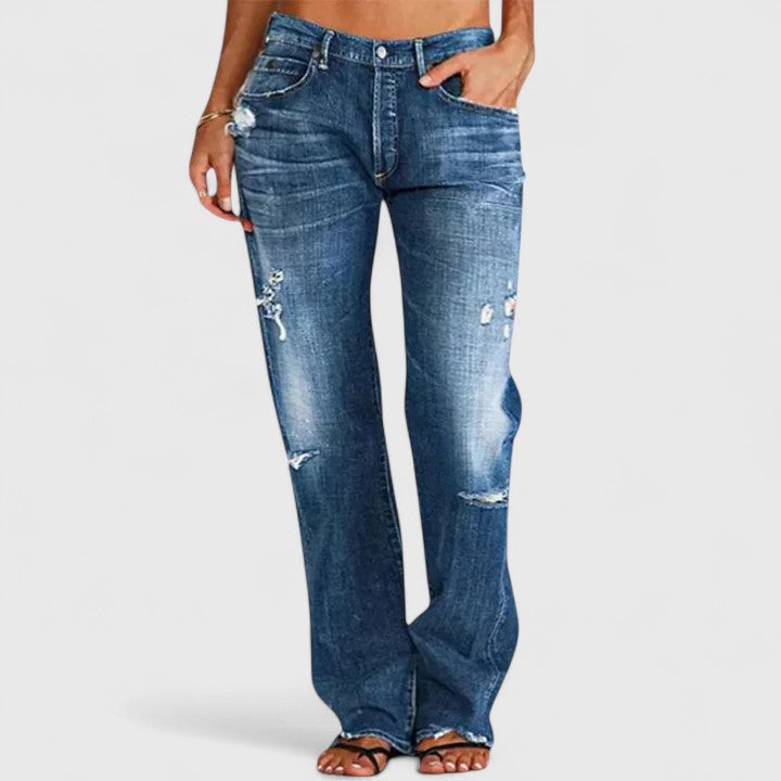 Liliana - Pantalons en Jean au Style Élégant