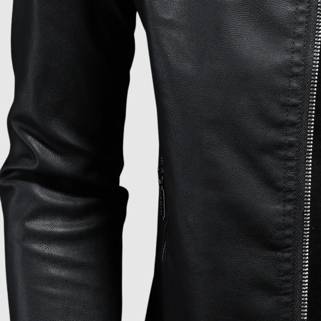 Dorian – Veste en cuir moderne au design épuré