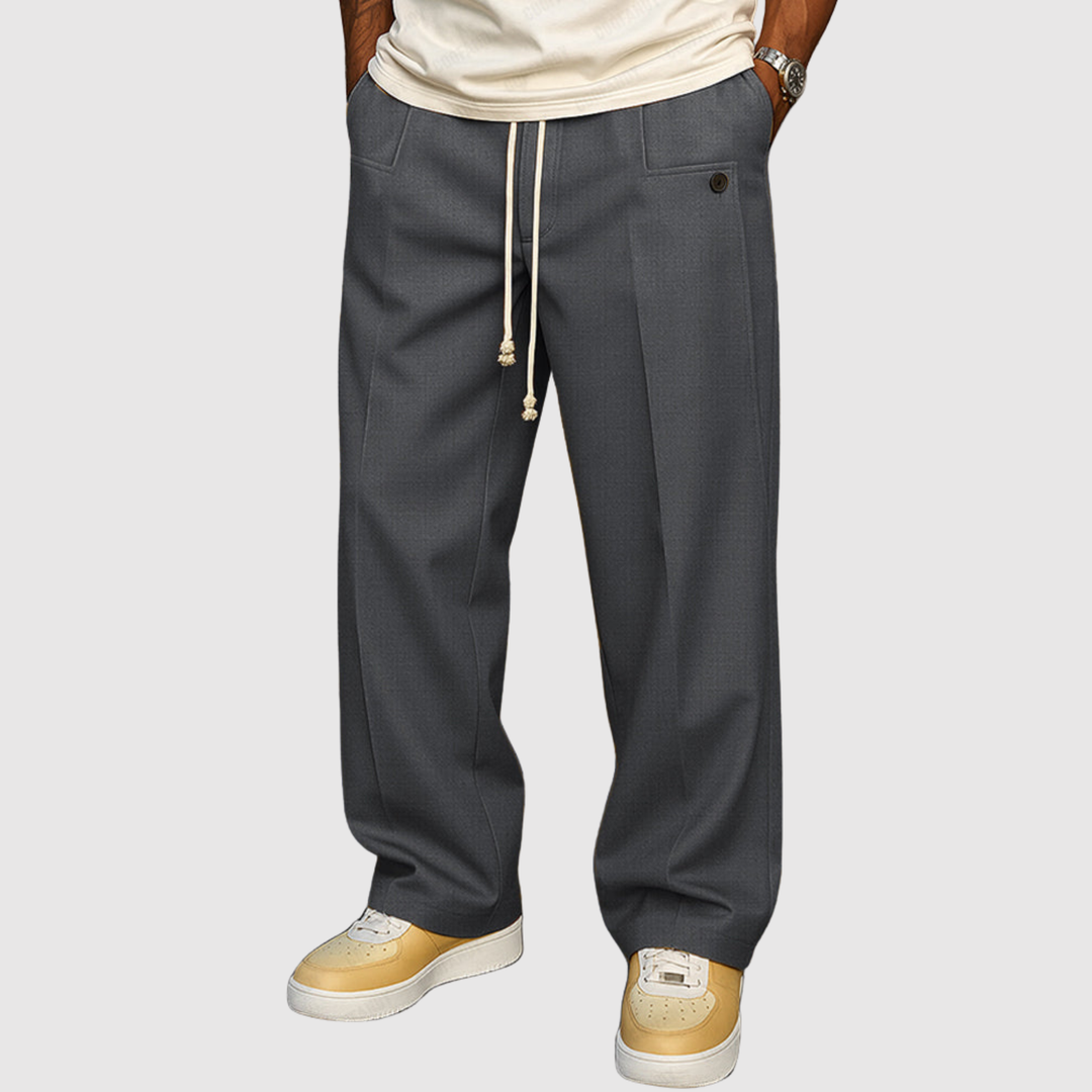 Leo - Pantalon décontracté avec cordon à la taille