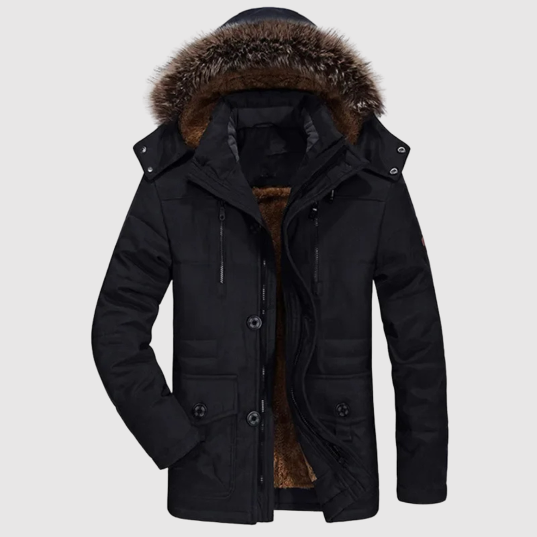 Marek – Veste d'hiver avec capuche en duvet et design élégant
