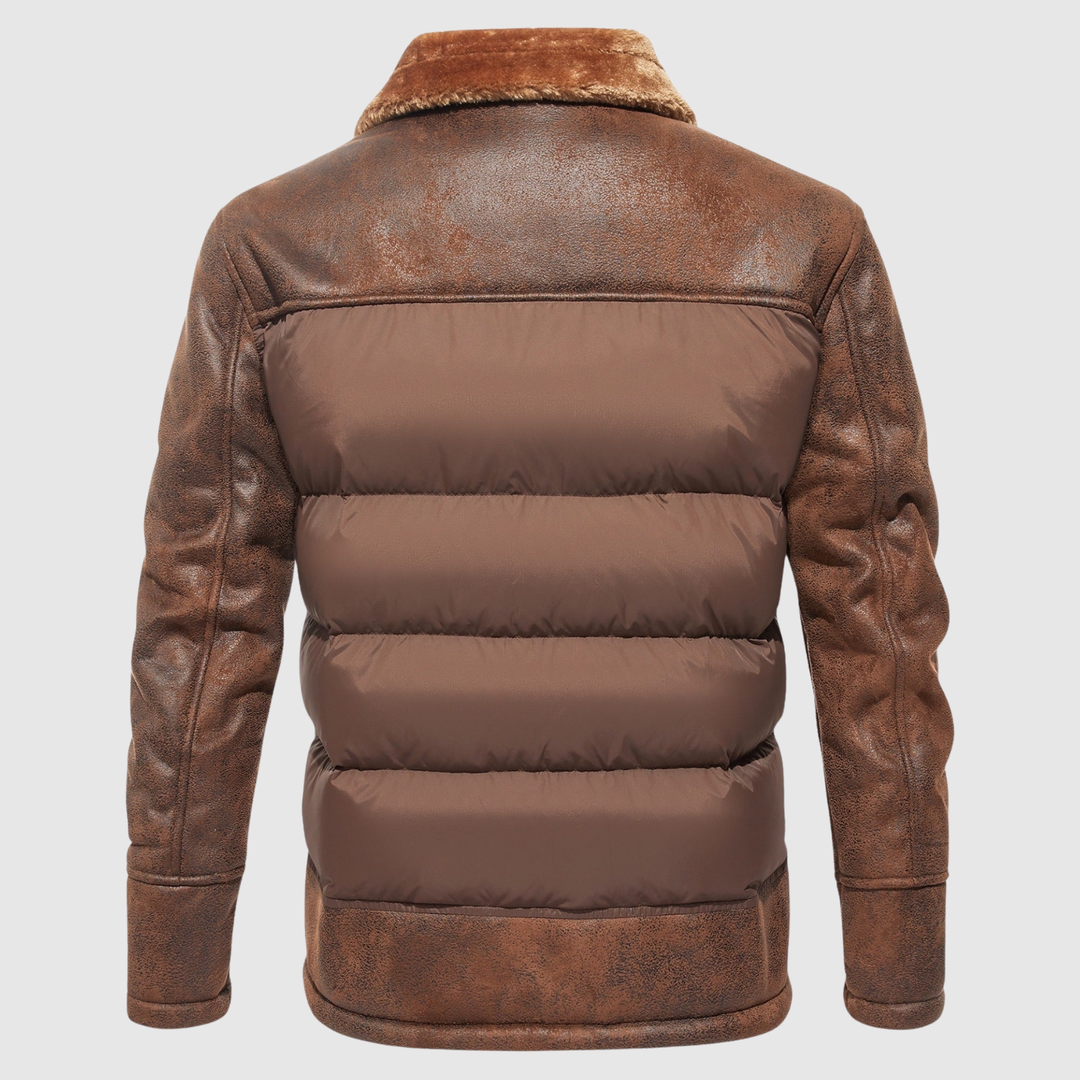 Dorian – Veste d'hiver isolée avec col en duvet