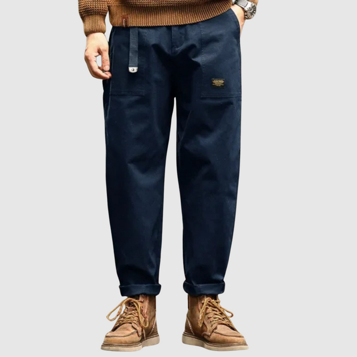 Leo - Pantalon cargo au look militaire