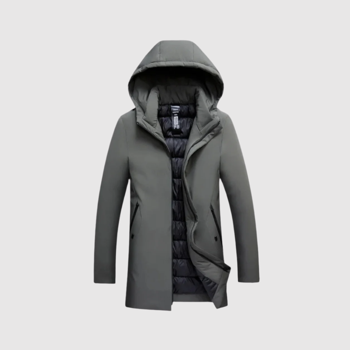 Marek – Manteau d'hiver élégant avec capuche