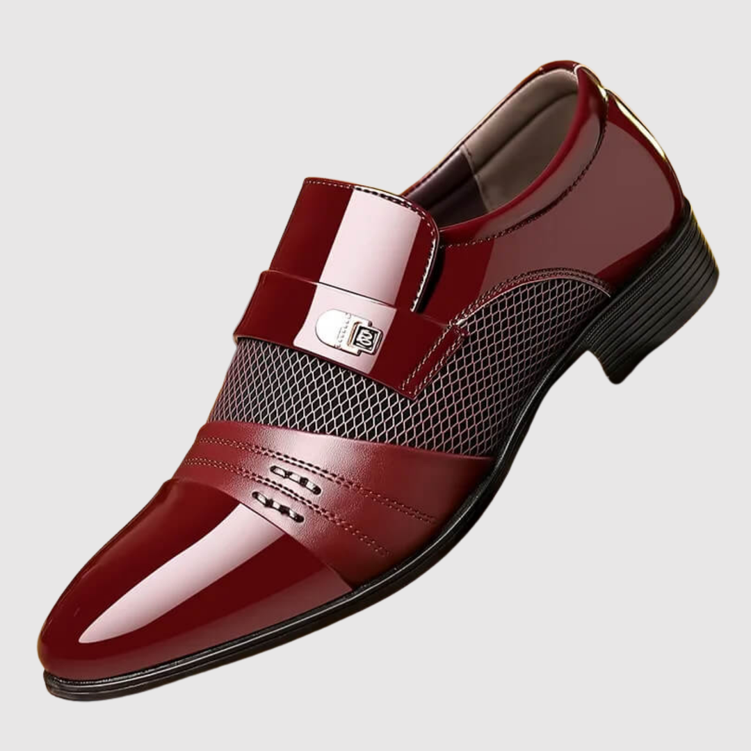 Viktor – Chaussures en cuir élégantes pour hommes avec des détails
