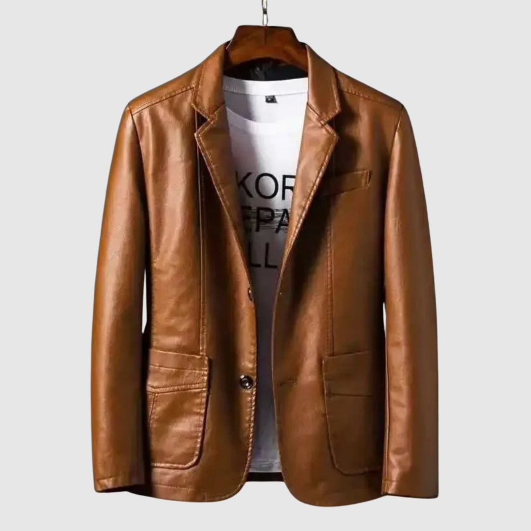 Dorian – Veste en cuir élégante « Classique nocturne »