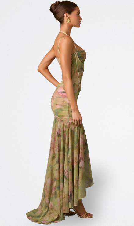 Isamara - Robe Longue avec Corsage