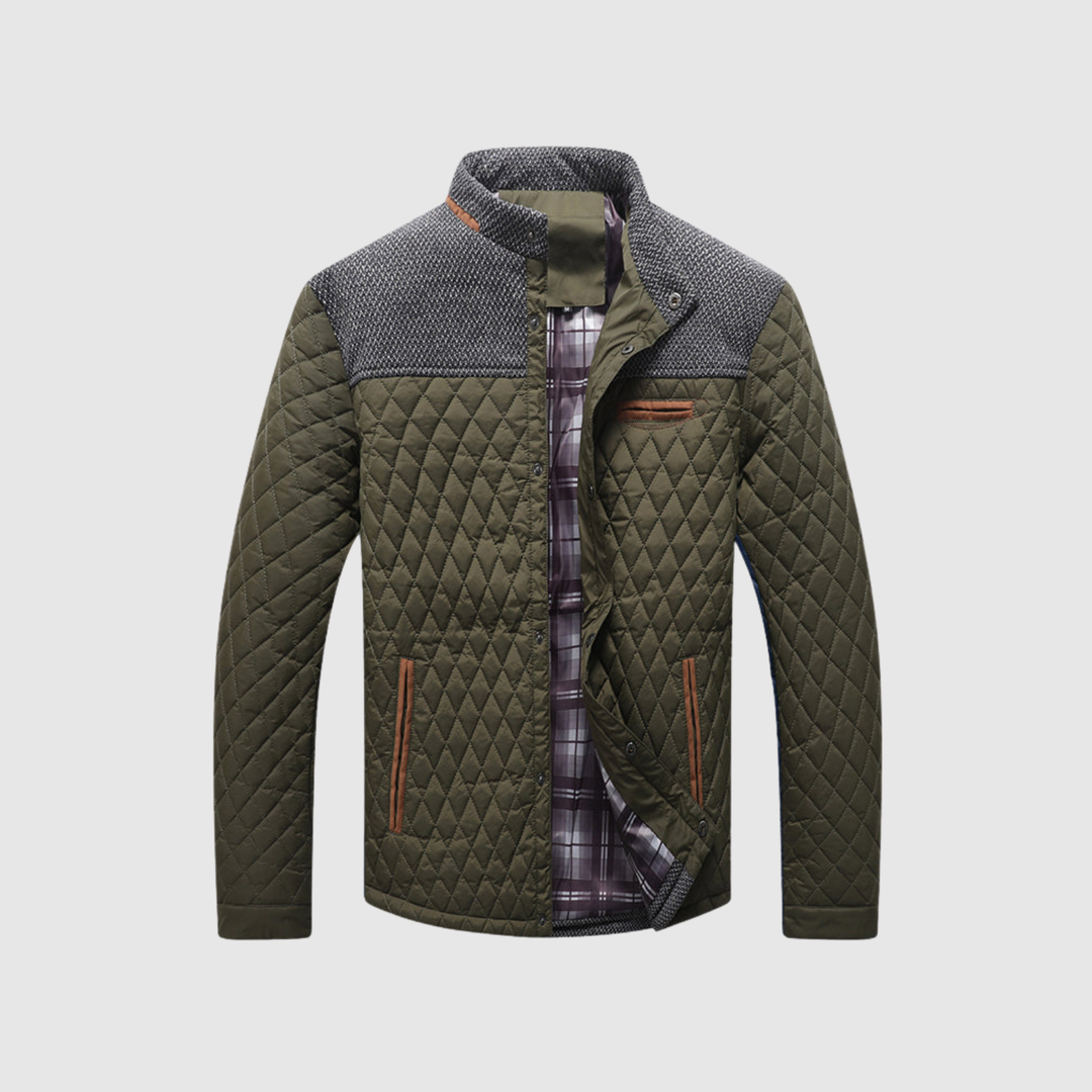 Marek – Veste matelassée pour homme à carreaux