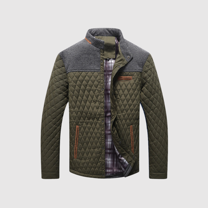 Marek – Veste matelassée pour homme à carreaux