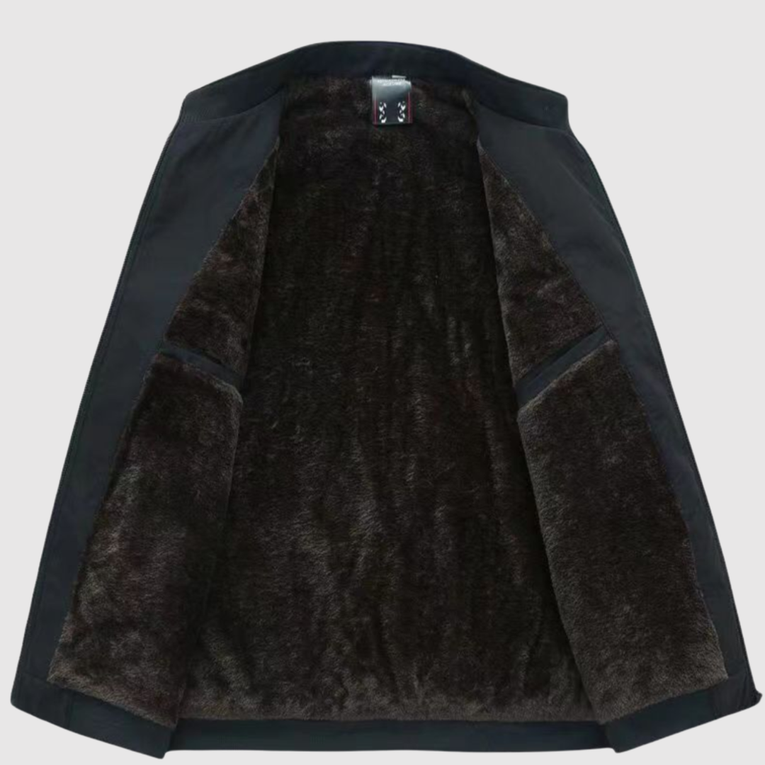 Šimon - Veste d'hiver pour homme de type "bomber" avec doublure douce