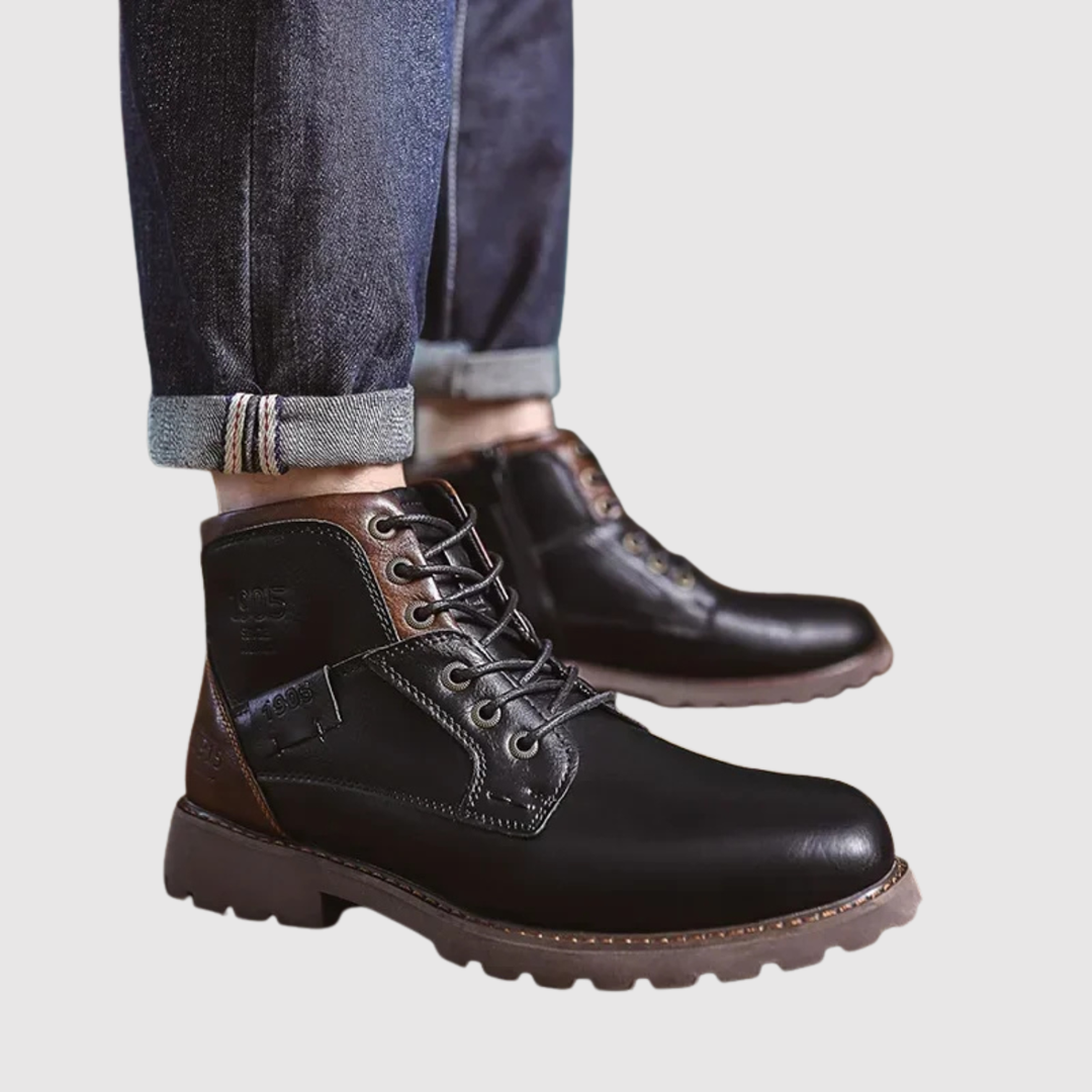 Oskar - Bottes d'hiver classiques avec semelle antidérapante