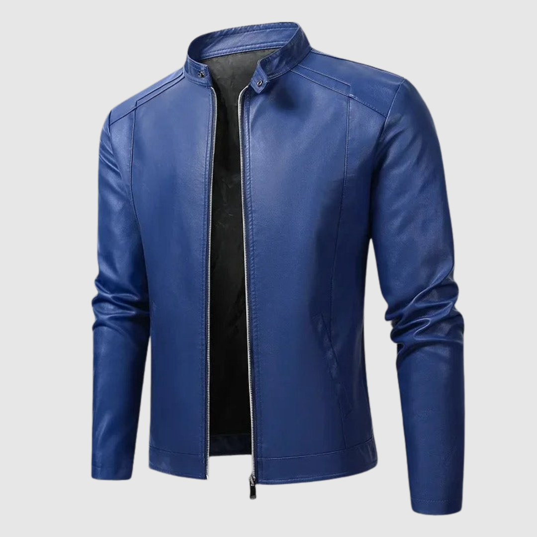 Dorian – Veste en cuir au design épuré