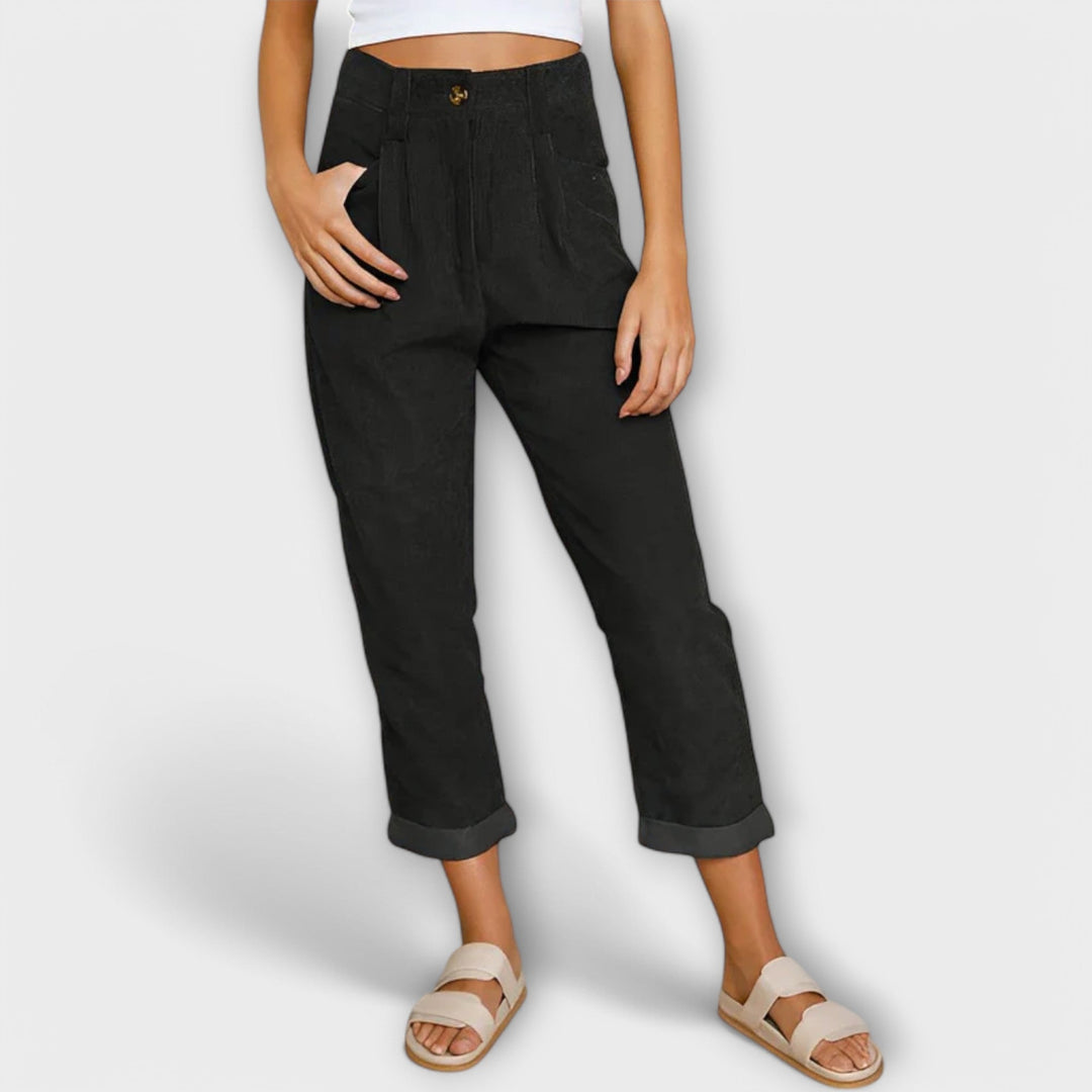 Jana - Pantalons en velours modernes