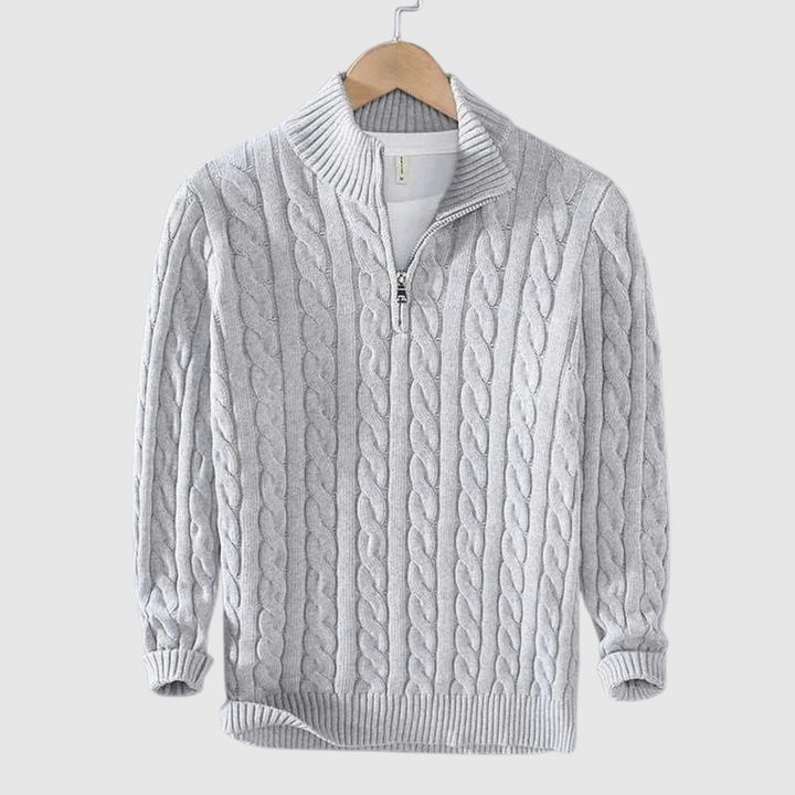 Daniel – Pull en tricot avec décolleté en V