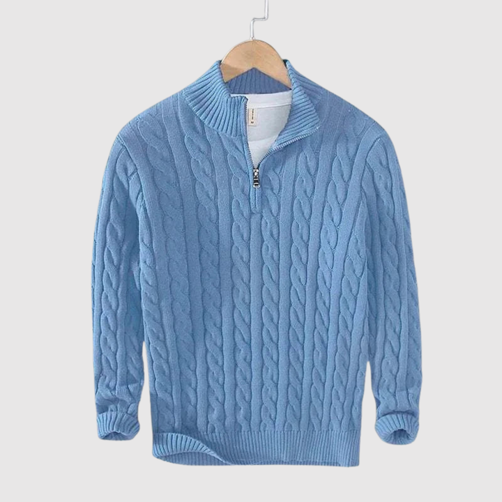 Daniel – Pull en tricot avec décolleté en V