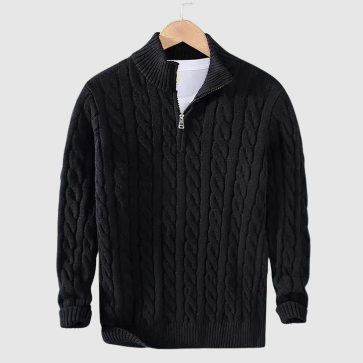 Daniel – Pull en tricot avec décolleté en V