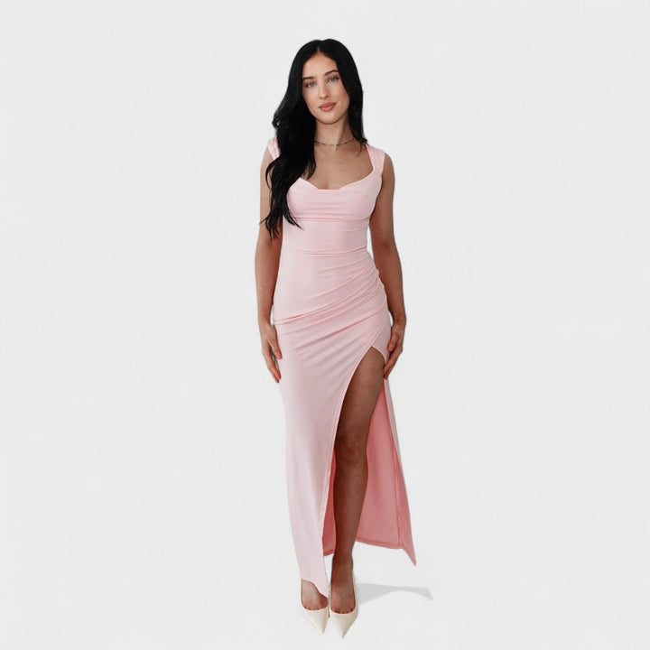 Sarela - Robe longue dos nu