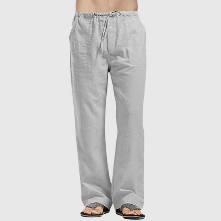 Leo – Pantalon en lin classique à coupe confortable