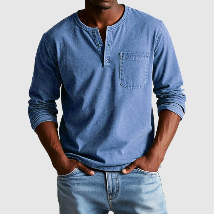 Lucas – Chemise vintage à manches longues