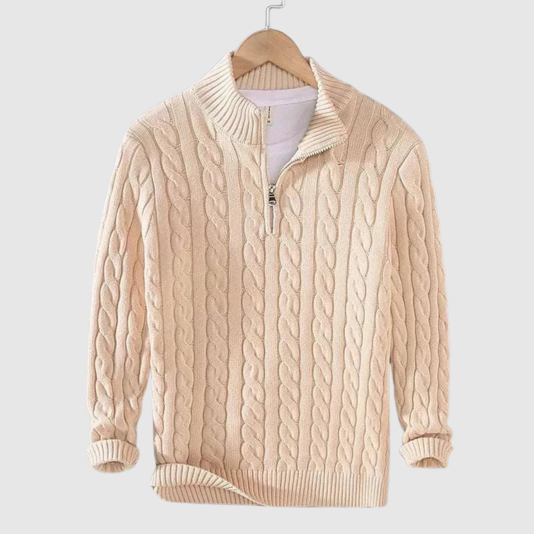 Daniel – Pull en tricot avec décolleté en V