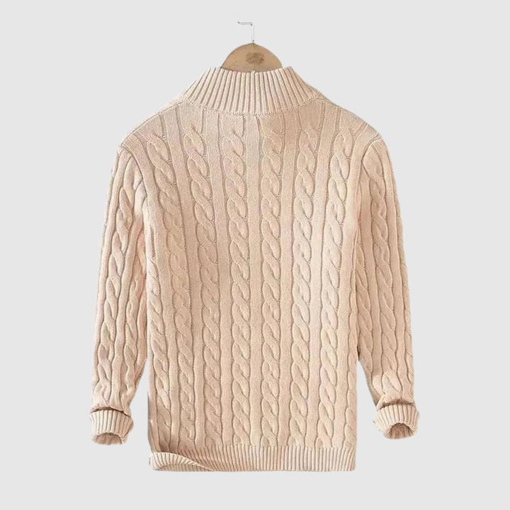 Daniel – Pull en tricot avec décolleté en V