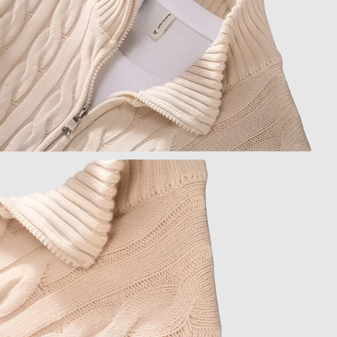 Daniel – Pull en tricot avec décolleté en V