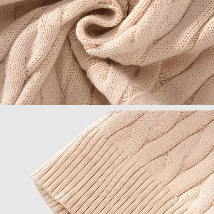 Daniel – Pull en tricot avec décolleté en V