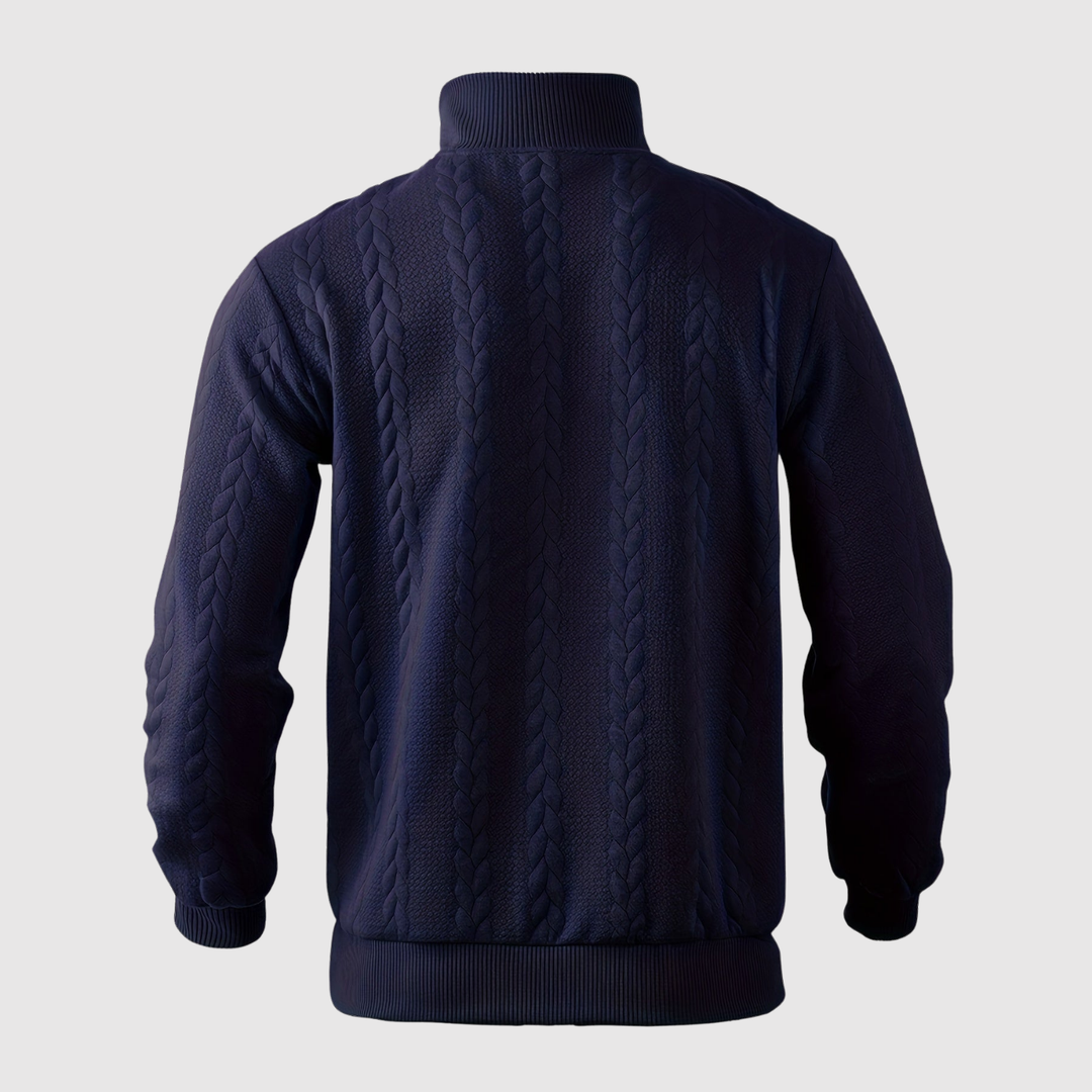 Daniel – Pull à demi-zip au design classique
