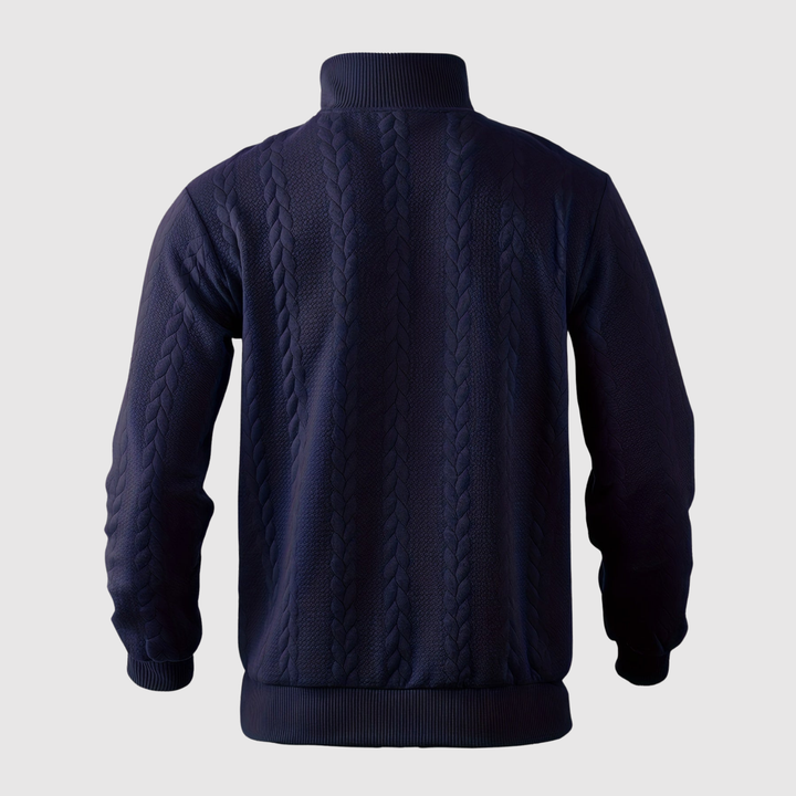 Daniel – Pull à demi-zip au design classique