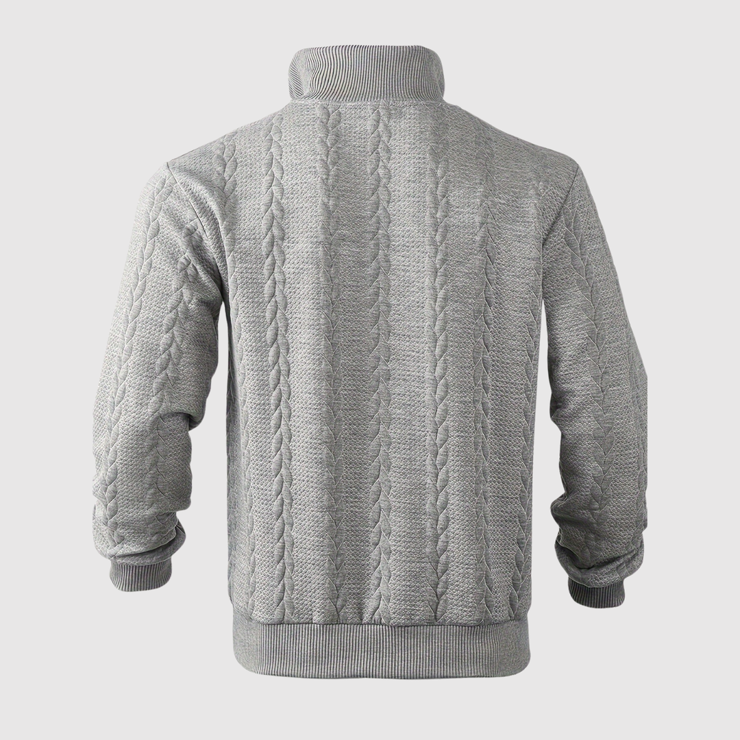 Daniel – Pull à demi-zip au design classique