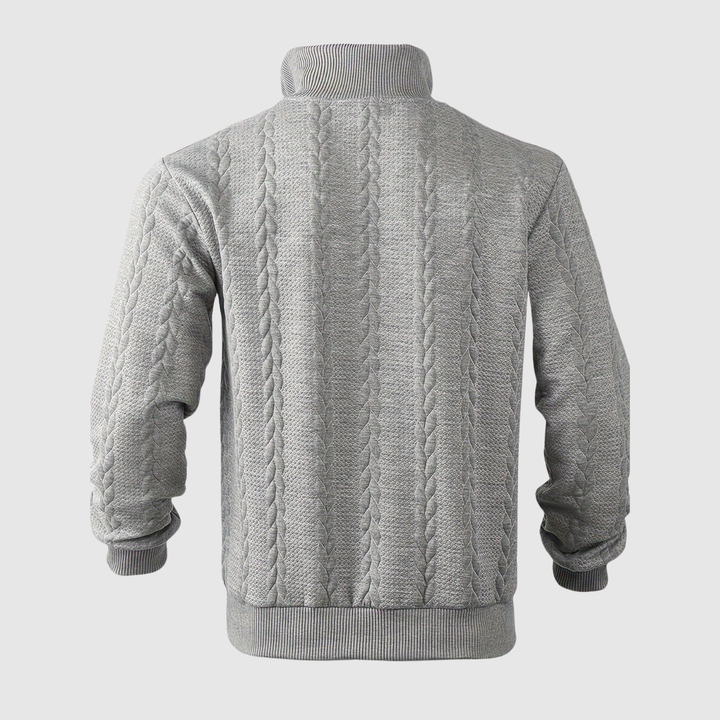Daniel – Pull à demi-zip au design classique