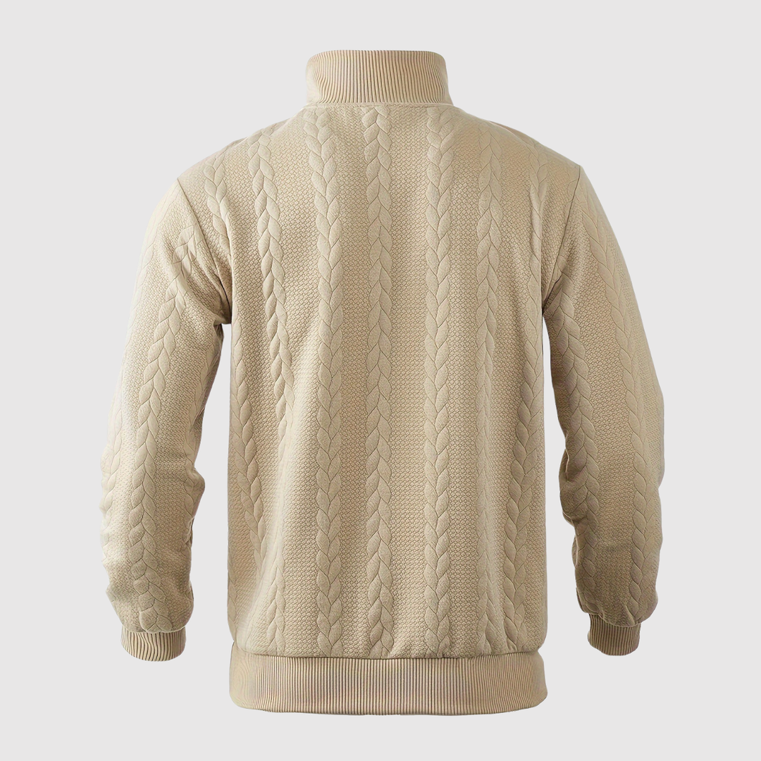 Daniel – Pull à demi-zip au design classique
