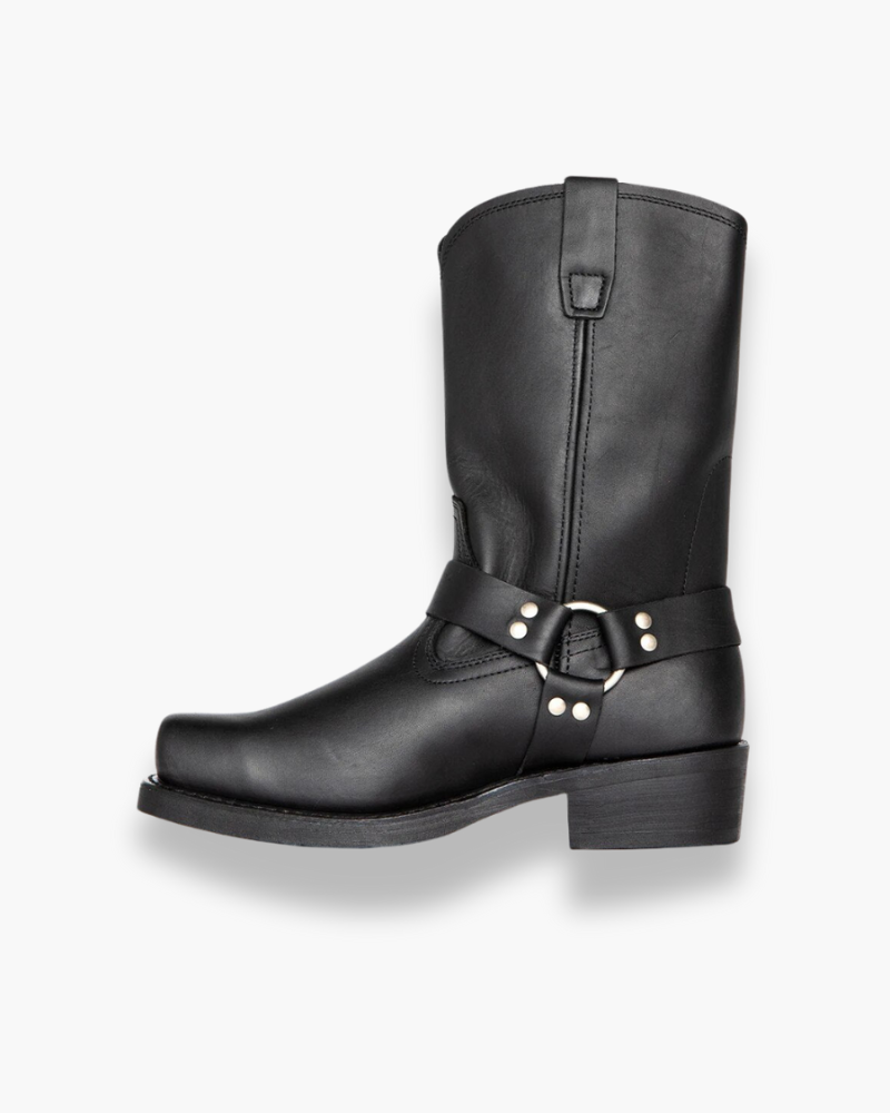 Adèle - Bottes Western À Boucle Solides Et Stylées Femme