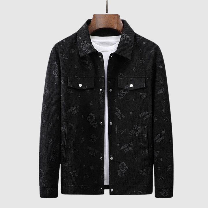 Šimon – Veste en velours avec motifs étoilés
