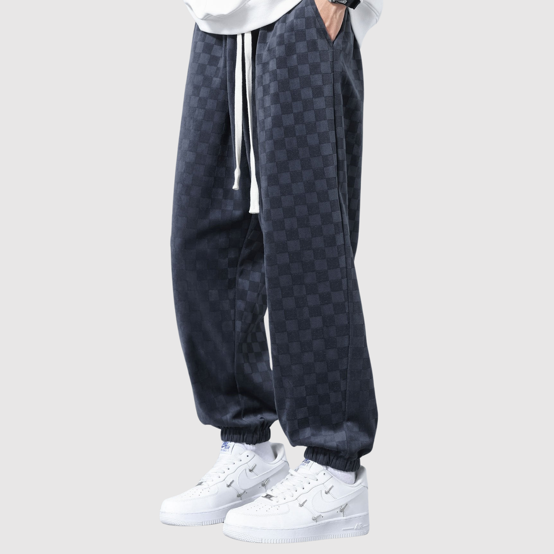 Mathis – Pantalon de survêtement à carreaux