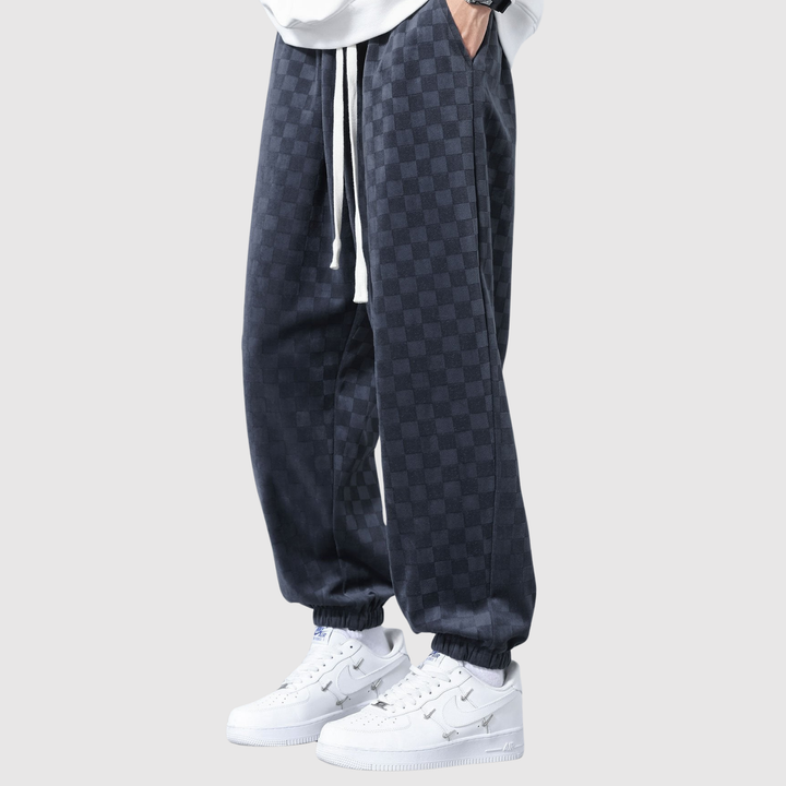 Mathis – Pantalon de survêtement à carreaux