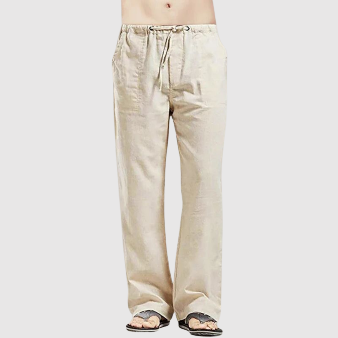 Leo – Pantalon en lin classique à coupe confortable
