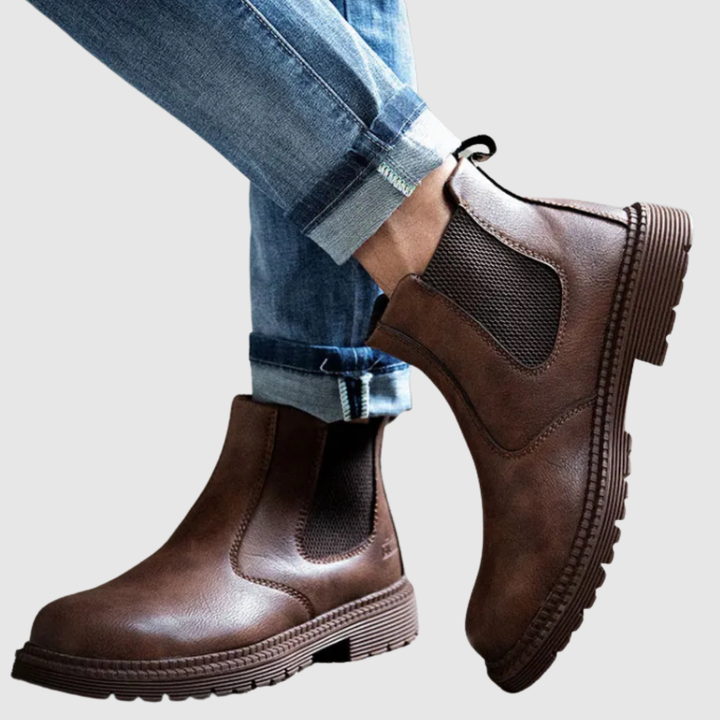 Viktor – Bottines Chelsea avec une semelle solide