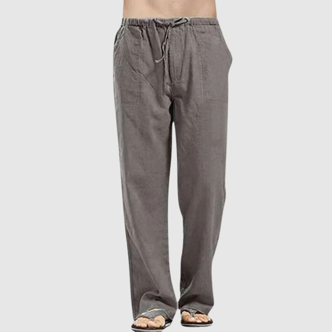 Leo – Pantalon en lin classique à coupe confortable