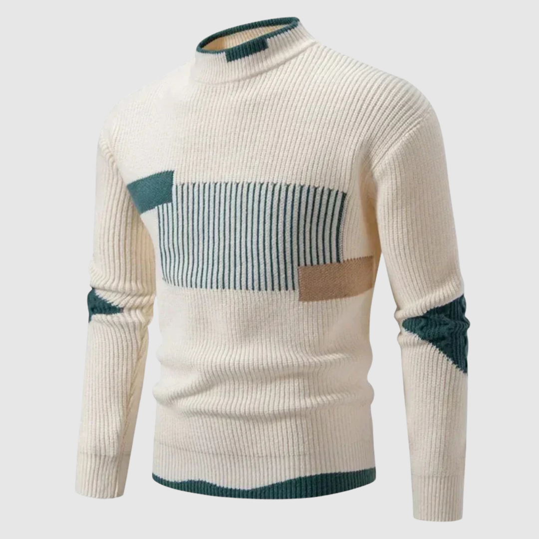 Daniel – Blouse avec un motif géométrique moderne