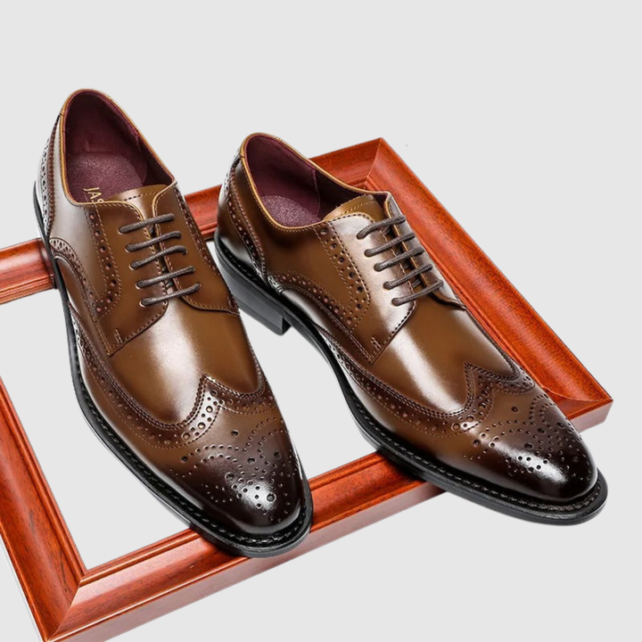 Viktor – Chaussures oxford pour hommes classiques avec détails brodés