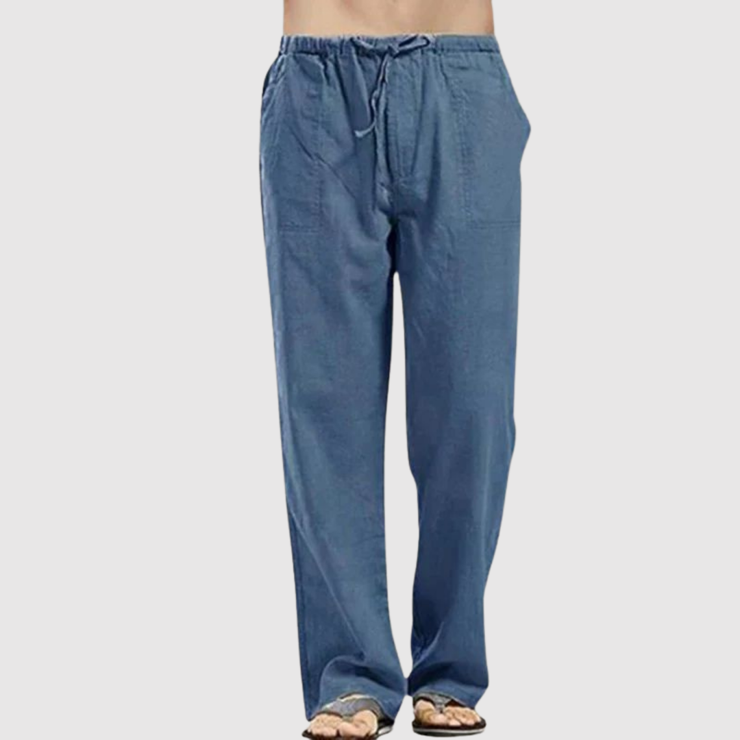 Leo – Pantalon en lin classique à coupe confortable