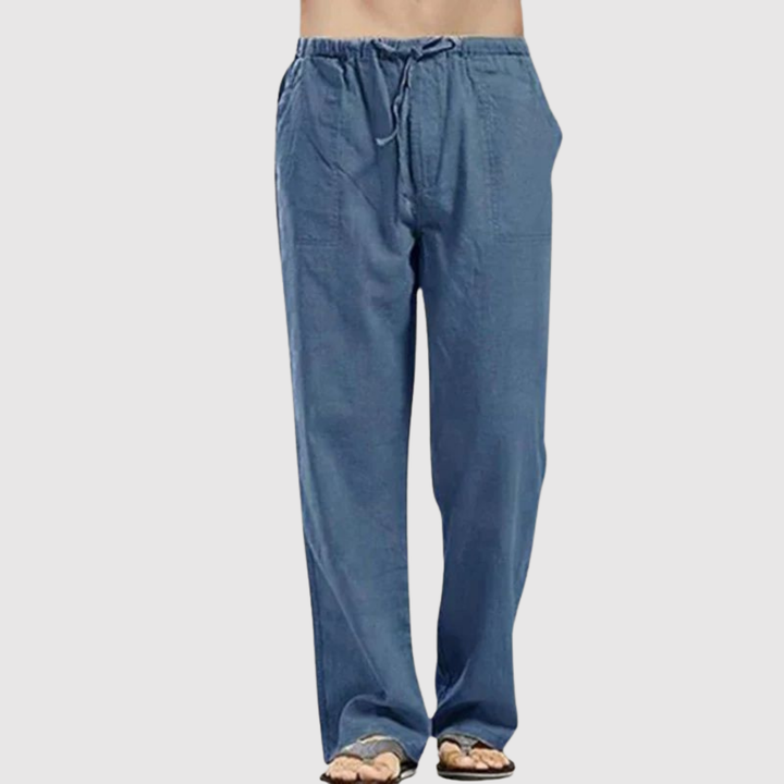 Leo – Pantalon en lin classique à coupe confortable