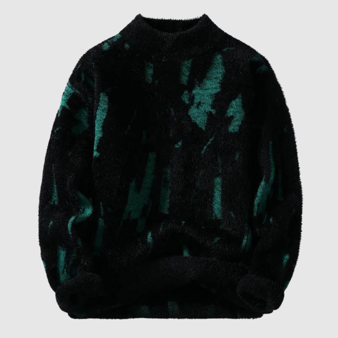 Daniel – Pull avec motif abstrait