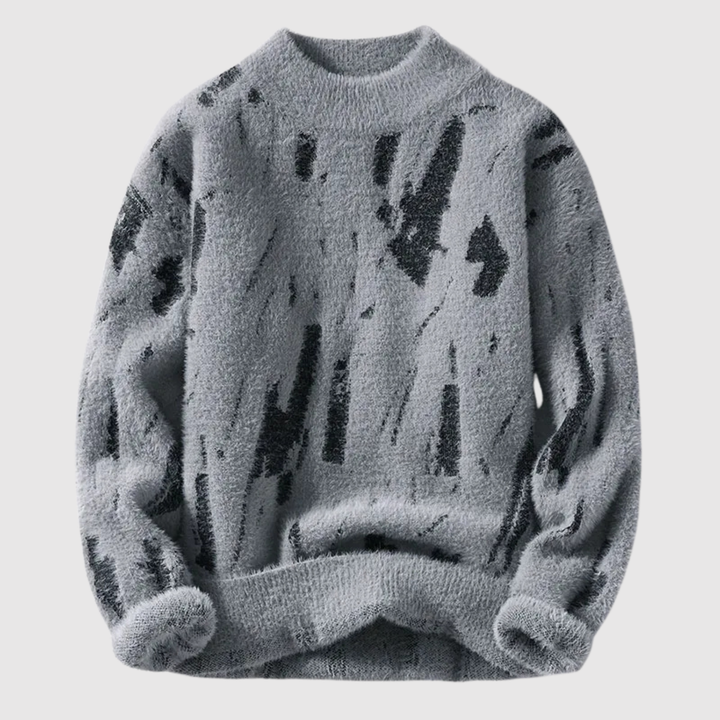 Daniel – Pull avec motif abstrait
