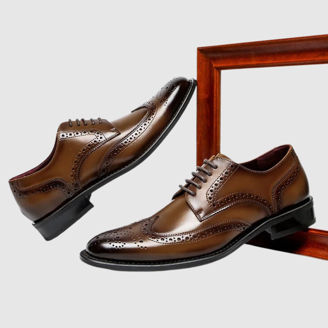Viktor – Chaussures oxford pour hommes classiques avec détails brodés