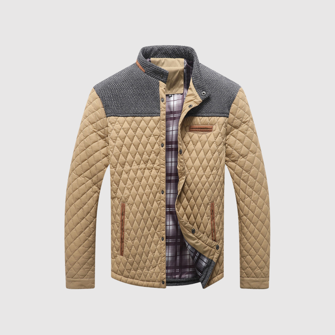 Marek – Veste matelassée pour homme à carreaux